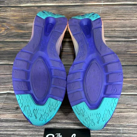 Asics Versablast Women's Black Purple Athletic Running‎ Shoes - Picture 6 of 8